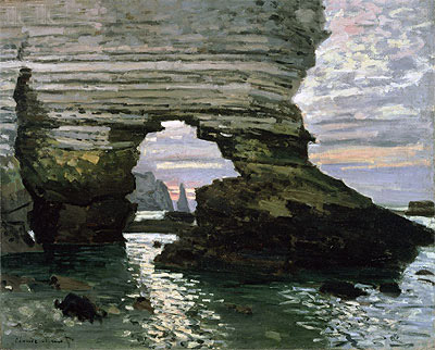 La Porte d'Amont, Etretat, c.1868/69 | Claude Monet