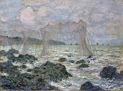 The Nets, 1882 | Claude Monet | Gemälde Reproduktion