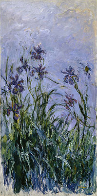 Purple Irises, c.1914/17 | Claude Monet | Painting Reproduction