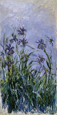 Purple Irises, c.1914/17 | Claude Monet