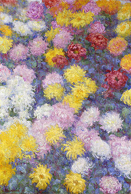 Chrysanthemums, 1897 | Claude Monet | Gemälde Reproduktion