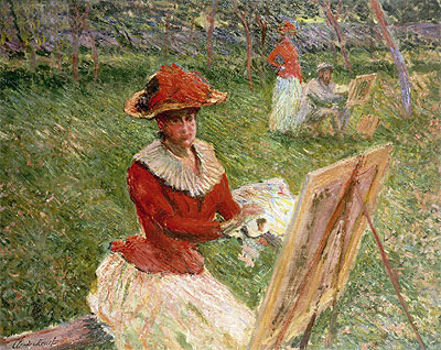 Blanche Hoschede Painting, 1892 | Claude Monet | Gemälde Reproduktion