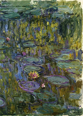 Water Lilies, undated | Claude Monet | Gemälde Reproduktion