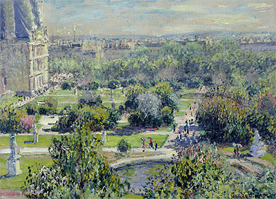 The Tuileries, 1876 | Claude Monet | Painting Reproduction