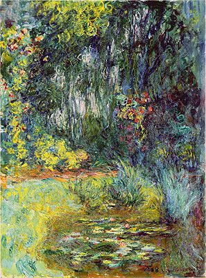 The Water Liliy Pond, 1918 | Claude Monet | Gemälde Reproduktion