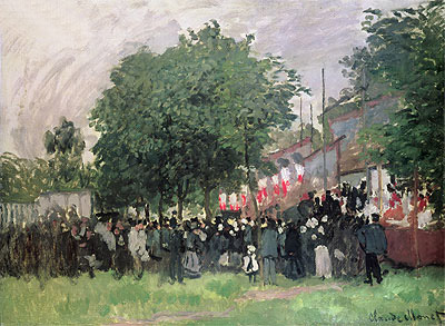 The Fourteenth of July (Bastille Day), n.d. | Claude Monet | Gemälde Reproduktion