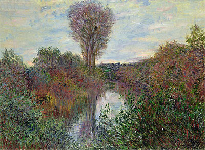Small Branch of the Seine, 1878 | Claude Monet | Gemälde Reproduktion