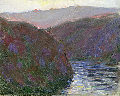 The Creuse Valley, Evening Effect, 1889 | Claude Monet | Painting Reproduction