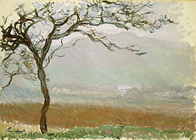 Giverny Countryside, n.d. | Claude Monet | Gemälde Reproduktion