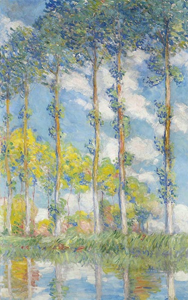 The Poplars, 1891 | Claude Monet | Painting Reproduction