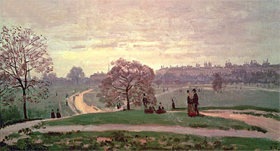 Hyde Park, n.d. | Claude Monet | Painting Reproduction