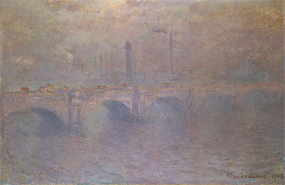 The Thames at London, Waterloo Bridge, 1903 | Claude Monet | Gemälde Reproduktion
