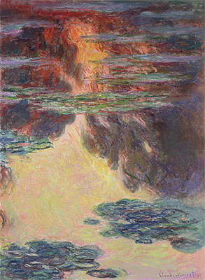 Water Lilies, 1907 | Claude Monet | Gemälde Reproduktion