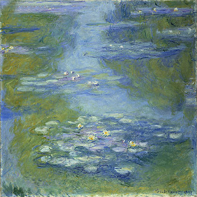 Water Lilies, 1907 | Claude Monet | Gemälde Reproduktion