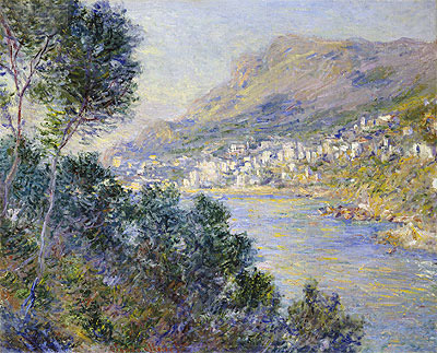 Monte Carlo, Vue de Cap Martin, 1884 | Claude Monet | Gemälde Reproduktion