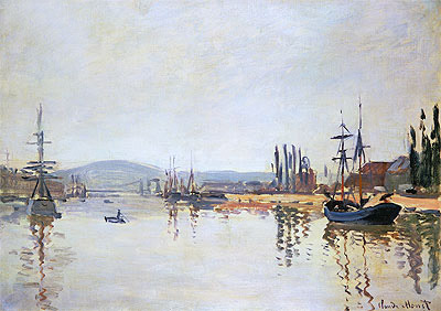 The Seine Below Rouen, n.d. | Claude Monet | Painting Reproduction