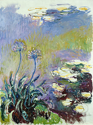 The Agapanthus, c.1914/17 | Claude Monet | Gemälde Reproduktion