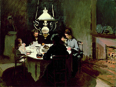 The Dinner, c.1868/69 | Claude Monet | Gemälde Reproduktion