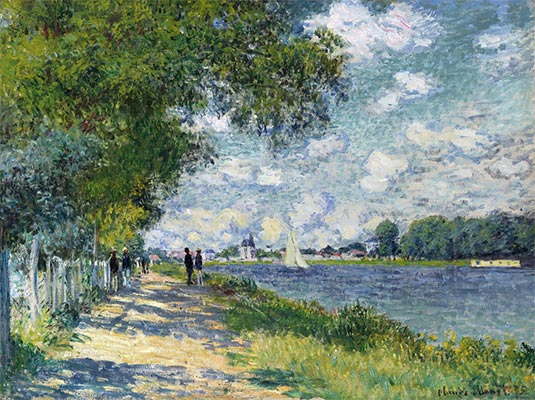 The Seine at Argenteuil, 1875 | Claude Monet | Gemälde Reproduktion