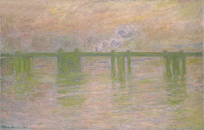Charing Cross Bridge, 1902 | Claude Monet | Gemälde Reproduktion