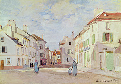 Rue de la Chaussee at Argenteuil, n.d. | Claude Monet | Gemälde Reproduktion