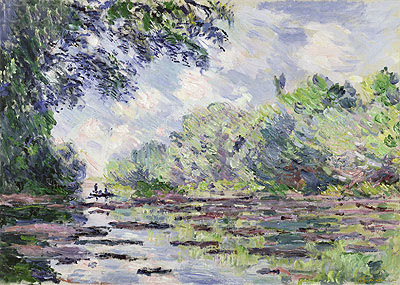 The Seine at Giverny, 1885 | Claude Monet | Gemälde Reproduktion