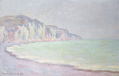 Cliffs at Pourville, 1896 | Claude Monet | Gemälde Reproduktion