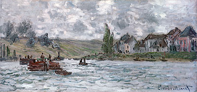 Village of Lavacourt near Vetheuil, 1878 | Claude Monet | Painting Reproduction