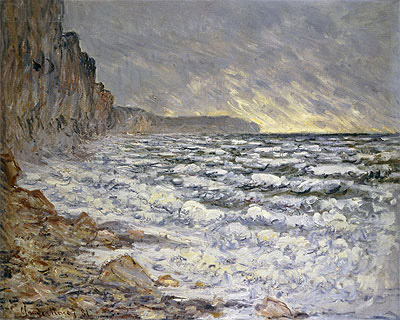 Seafront, Fecamp, 1881 | Claude Monet | Painting Reproduction