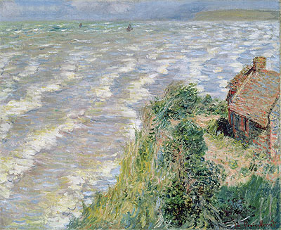 Rising Tide at Pourville, 1882 | Claude Monet | Painting Reproduction