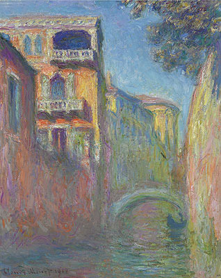 Venice - Rio de Santa Salute, 1908 | Claude Monet | Gemälde Reproduktion