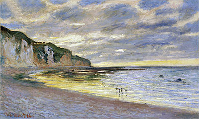 Pointe De Lailly, Maree Basse, 1882 | Claude Monet | Gemälde Reproduktion
