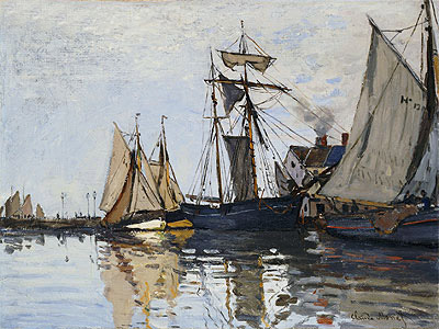 Der Hafen von Honfleur, c.1865 | Claude Monet