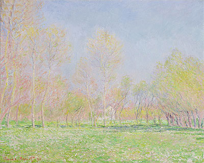 Spring in Giverny, 1890 | Claude Monet | Painting Reproduction