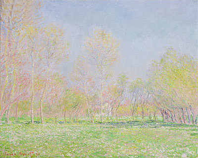 Frühling in Giverny, 1890 | Claude Monet
