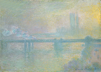 Charing Cross Bridge, London, 1901 | Claude Monet | Painting Reproduction