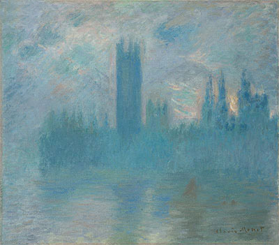 Häuser des Parlaments, London | Claude Monet | Gemälde Reproduktion