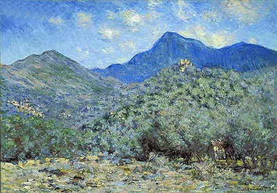 Valle Buona, near Bordighera, 1884 | Claude Monet | Painting Reproduction