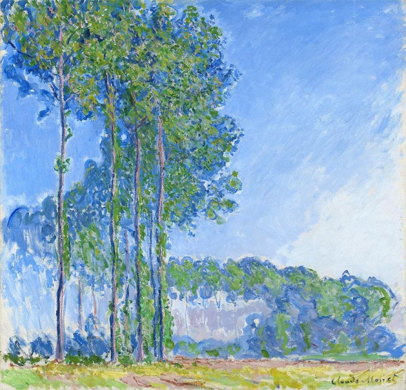 Les Peupliers (Poplars) | Claude Monet | Painting Reproduction