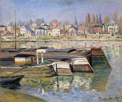 Seine at Asnieres, 1873 | Claude Monet | Painting Reproduction