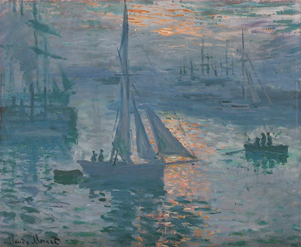 Sunrise (Marine), 1873 | Monet | Painting Reproduction