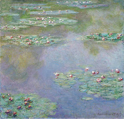 Water Lilies, 1907 | Monet | Painting Reproduction