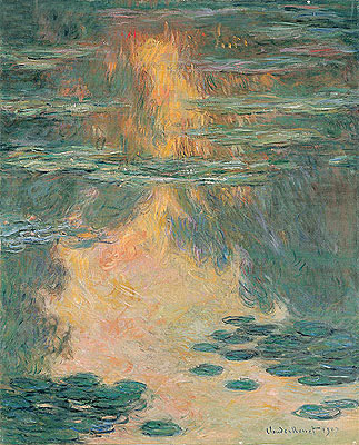 Water Lilies, 1907 | Claude Monet | Gemälde Reproduktion