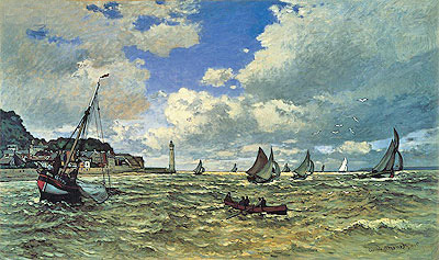 Mouth of the Seine at Honfleur | Claude Monet | Painting Reproduction