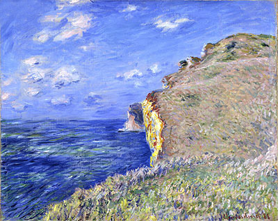 The Cliffs at Fecamp | Claude Monet | Painting Reproduction