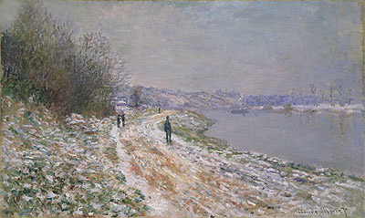 Tow-Path at Argenteuil, c.1875 | Claude Monet | Painting Reproduction