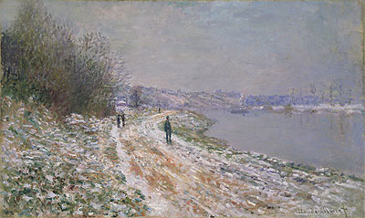 Tow-Path at Argenteuil | Claude Monet | Painting Reproduction