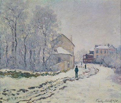 Snow in Argenteuil | Claude Monet | Painting Reproduction