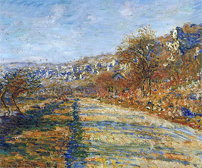 Road of La Roche-Guyon, 1880 | Claude Monet | Painting Reproduction