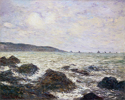 Coast of Normandy, 1882 | Claude Monet | Painting Reproduction